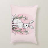 バニーとユリ アクセントクッション (裏面(縦))