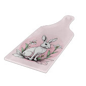 バニーとユリ カッティングボード (角)