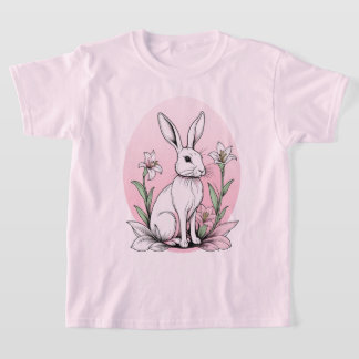 バニーとユリ Tシャツ