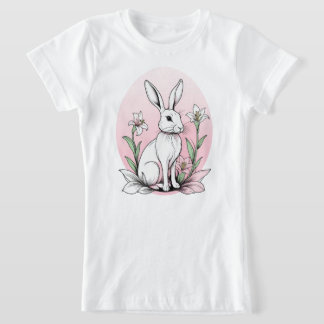 バニーとユリ Tシャツ