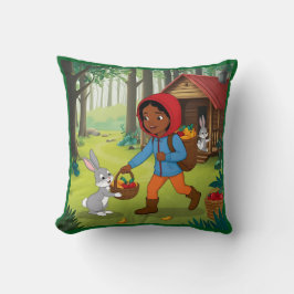 バニーとレッドフッドの少女 クッション