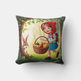 バニーとレッドフッドの少女 クッション