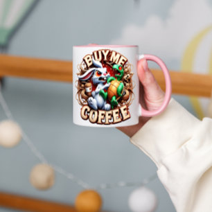バニーと亀とコーヒーカップ買私にコーヒー マグカップ
