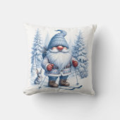 バニーと冬格言スキー クッション (正面)