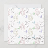 バニーと卵 招待状 (正面)