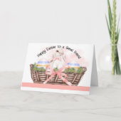 バニーと友達素晴らしのためのイースターカード カード (正面)