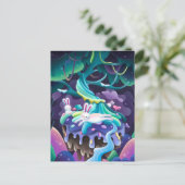 バニーと妖精のはがき ポストカード (スタンド正面)