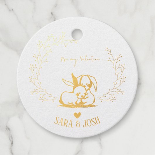 バニーと小枝 フェイバータグ (正面)