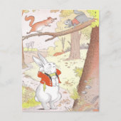 バニーと騒々しいリス ポストカード (正面)
