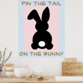 バニーに尾を付ける ポスター (キッチン)