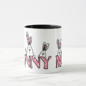 バニーのお母さんのマグ マグカップ (中央)