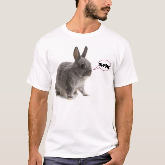 バニーのように静か Tシャツ (正面)