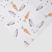 バニーのウサギおよびにんじんパターンティッシュペーパー 薄葉紙 (詳細)