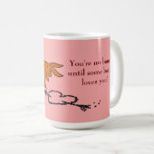 バニーのウンチのハートのマグ! コーヒーマグカップ (正面右)