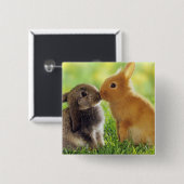 バニーのキス 缶バッジ (正面&裏面)