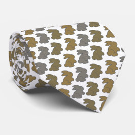 バニーのタイのArmaniの金 ネクタイ