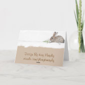 バニーのバースデー・カード カード (裏面)