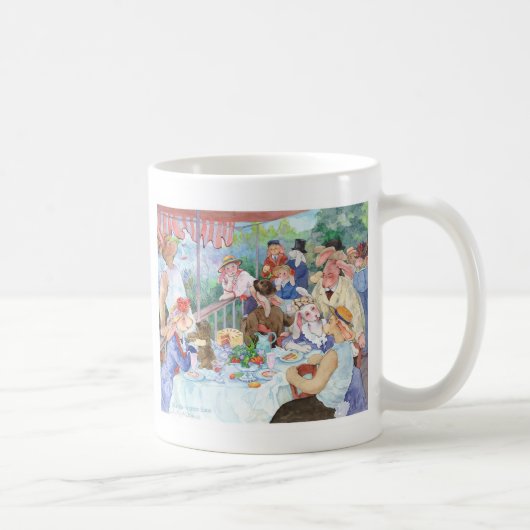 バニーのパーティーの昼食会 コーヒーマグカップ (右)