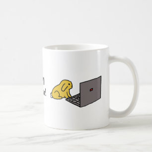 バニーのブロガー! のマグ コーヒーマグカップ