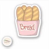 バニーのベーカリーコレクション – パン シール (正面)