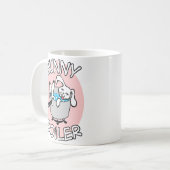 バニーのボイラー白いコーヒー・マグ コーヒーマグカップ (正面左)