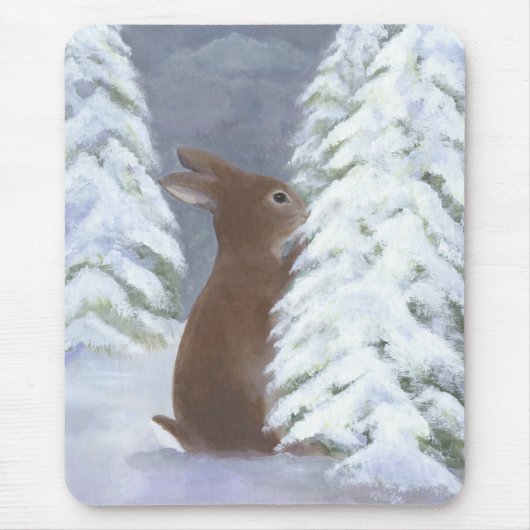 バニーのマウスパッド マウスパッド (正面)