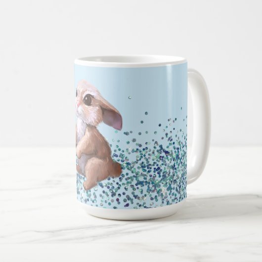 バニーの中にはマグが大好きなものもある コーヒーマグカップ (正面右)