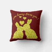 バニーの中には君を愛するものがある クッション (裏面)