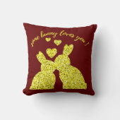 バニーの中には君を愛するものがある クッション (正面)