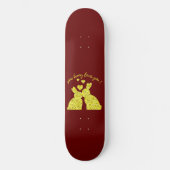 バニーの中には君を愛するものがある スケートボード (正面)