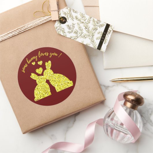 バニーの中には君を愛するものがある ラウンドシール (ギフト)