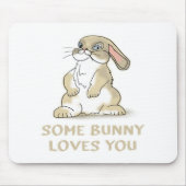 バニーの中には君を愛するものもいる | Bunnyギフト マウスパッド (正面)