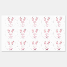 バニーの中には粘着シールを回している人もいる ラベル