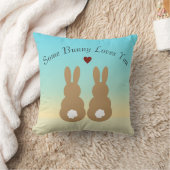 バニーの中には、あなたを愛するものもいる クッション (ブランケット)