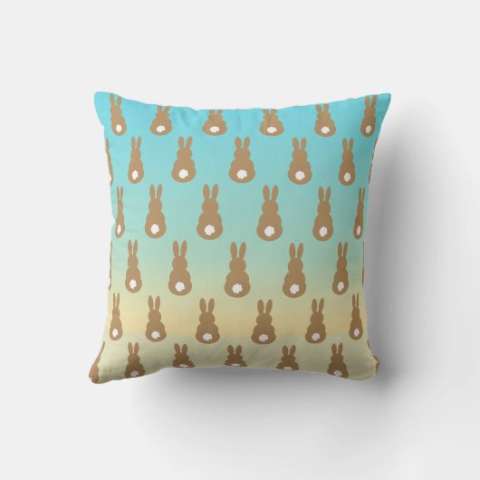 バニーの中には、あなたを愛するものもいる クッション (裏面)