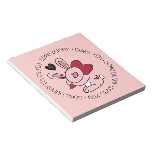 バニーの中には、あなたを愛するものもいる ノートパッド (アングル)