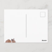 バニーの中には、あなたを愛するものもいる ポストカード (裏面)