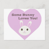 バニーの中には、あなたを愛するものもいる ポストカード (正面)