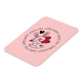 バニーの中には、あなたを愛するものもいる マグネット (左側)