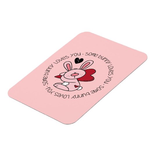 バニーの中には、あなたを愛するものもいる マグネット (左側)