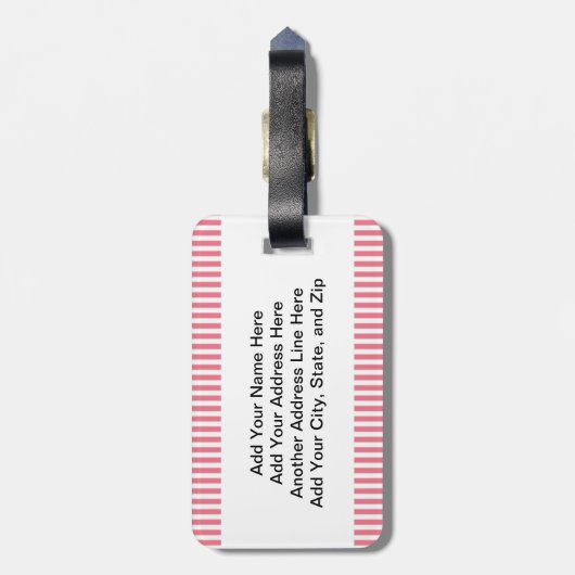 バニーの中には、あなたを愛するものもいる ラゲッジタグ (裏面縦)