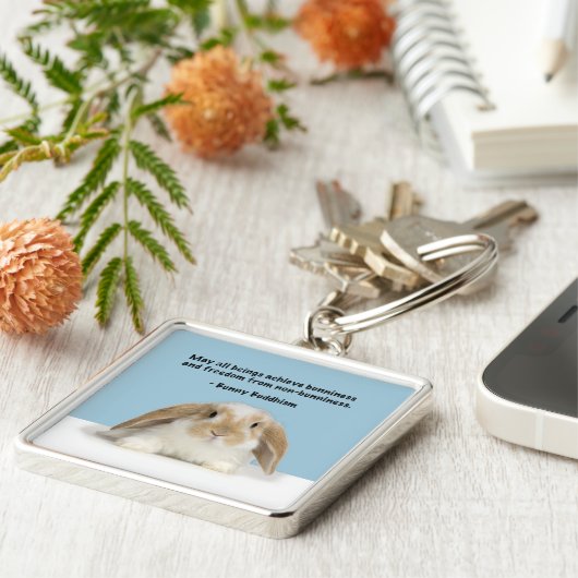 バニーの仏教LOPのバニーKeychain キーホルダー (側面)