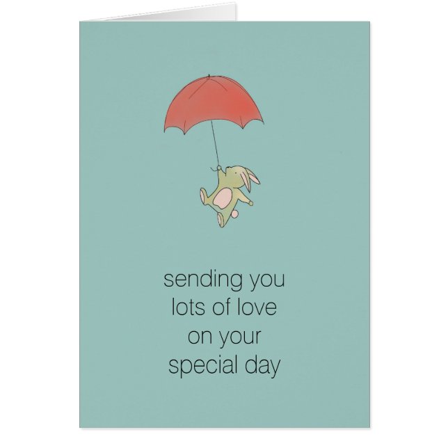 バニーの傘 (正面)