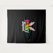 バニーの分隊、イースターウサギの耳に一致、イースターp タペストリー (正面(横))