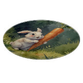 バニーの夢：お洒落ガラスのカッティングボード カッティングボード (角)