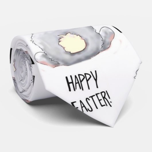 ***バニーの尻尾***イースタータイ ネクタイ (ロール)