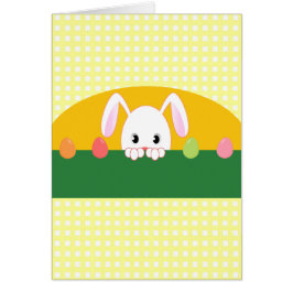 バニーの幸せなOstaraカードをかいま見ること