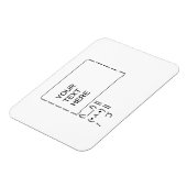 バニーの抗議サイン/カスタマイズ可能なASCII文字アート マグネット (左側)