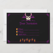 バニーの招待の夜 招待状 (裏面)