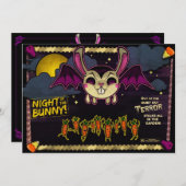 バニーの招待の夜 招待状 (正面/裏面)